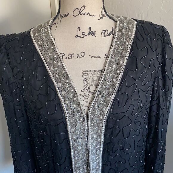 Laurence Kazar Vintage Beaded Sequin Jacket - Picture 4 of 10
